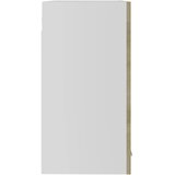Viseći stakleni ormarić "Lyon" hrast Sonoma 60x31x60 cm, inženjerski drvo | shoptok.hr