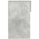 vidaXL Nočna omarica z predalom betonsko siva 20x36x60 cm | Shoptok.si