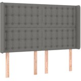  box spring s madracem LED tamnosivi 140x190 cm tkanina | shoptok.hr