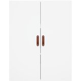 Visoka komoda bijela 69,5x34x180 cm konstruirano drvo | shoptok.hr