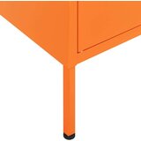 vidaXL Ormarić za pohranu narančasti 80 x 35 x 101,5 cm čelični | shoptok.hr