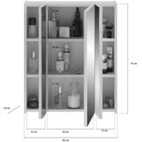 MID.YOU Kopalnica Linus, Bela, 2-Delna | Shoptok.si