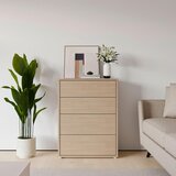 CARRYHOME Komoda Alice, Barva Hrasta | Shoptok.si
