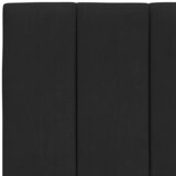  Jastuk za uzglavlje Hanko crni 80 cm baršunasti | shoptok.hr