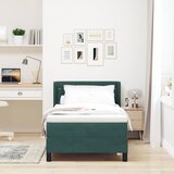  s opruga kutije Tamnozelena 200 x 90 cm Baršun | shoptok.hr