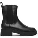 Gležnjarji Chelsea Combat Mid Chelsea Boot Hw Lth YW0YW01869 Črna