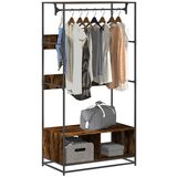 vidaXL Ormar boja dimljenog hrasta 90x50x180 cm od konstruiranog drva | shoptok.hr
