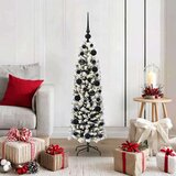 vidaXL Umestno božično drevo Zelena 120 cm PVC in Jeklo in Plastika | Shoptok.si