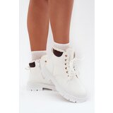 Boto Women's Insulated Ankle Boots With Zip White Tharika | shoptok.hr