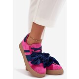 Boto Women's Sneakers With Velvet Bow Fuchsia Ashlyn | shoptok.hr