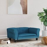 vidaXL Pasja postelja modra 70x45x30 cm žamet | Shoptok.si