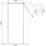 Rolo zavjesa Siva 80 x 160 cm Bambus | Eponuda.com