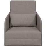 SOFA Floor Sofa Bed 2-in-1 Taupe 65x80x83 cm Fabric, (22094457) | Shoptok.si
