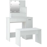  Set toaletnog stolića LED bijeli od konstruiranog drva | shoptok.hr