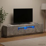  LED TV kabinet HOORN 3 kom. Betonska siva Konstruirano drvo 81 x 35 x 40 cm | shoptok.hr