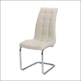  Trpezarijska stolica DC865 noge hrom / krem 59x43x104cm ( 779-056 ) | ePonuda.com
