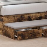 Nočne omarice Prekajeni hrast Inženirski les 90 x 36,5 x 16,5 cm, (22007994) | Shoptok.si