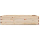  Vrtno cvetlično korito 100x100x26,5 cm trdna borovina | Shoptok.si
