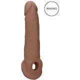 REALROCK Penis Sleeve 9 - ovoj za penis (21,5 cm) - temno naraven Cene