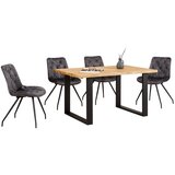 James Wood Jedilna Miza Wood, Masivno, 140x90 | Shoptok.si