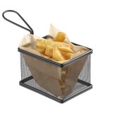  Servirna Košarica za Cvrtje, 125x100x85mm | Shoptok.si
