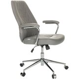 MID.YOU VRTLJIVI STOL usnje siva | Shoptok.si