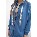 Kesi Women's zip-up hoodie with inscriptions denim | shoptok.hr