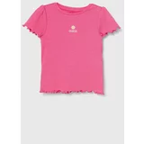 Guess Otroška kratka majica roza barva, K4YI14 KBZP4