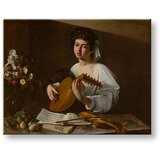  Slike na platnu Michelangelo Caravaggio - The Lute Player | shoptok.hr