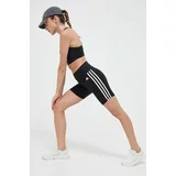 Adidas Kratke hlače za vadbo Training Essentials ženske, črna barva
