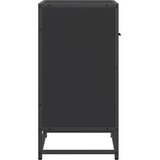  Noćni ormarić crni 60x31x60 cm Konstruirano drvo i metal | Eponuda.ba