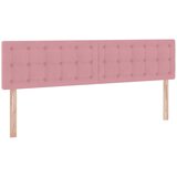  LED krevet za pohranu s madracem Ružičasta 180 x 200 cm Baršun | shoptok.hr