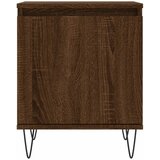  Noćni ormarić smeđa boja hrasta 40x30x50 cm konstruirano drvo | shoptok.hr