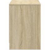  ormarić s LED svjetlima boja hrasta 100x34x50 cm drveni | shoptok.hr