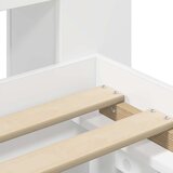  Okvir kreveta s pohranom Bijela 90 x 190 cm Konstruirano drvo | Eponuda.com