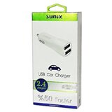  auto punjač sunix 2xUSB (S-307) 2.4A micro beli Cene