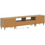  3-dijelni LED TV kabinet Hrast artisan Konstruirano drvo | shoptok.hr