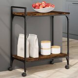 vidaXL Kuhinjska kolica boja hrasta 60 5x31x72 5 cm konstruirano drvo Cijene