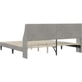  Okvir za krevet Svijetlo siva 180 x 200 cm Baršun - Svjetlosiva 180 x 200 cm | shoptok.hr