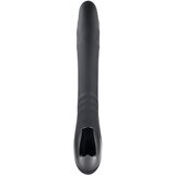 Playboy Brzi Zeko - akumulatorski vibrator s klitorisom (crni) | shoptok.hr
