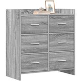  Kreveta Siva Sonoma 75 x 33 x 80 cm Konstruirano drvo | shoptok.hr