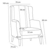 Atelier Del Sofa fotelja seren grey