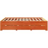 vidaXL Okvir kreveta bez madraca s ladicama 140x190 cm od borovine | shoptok.hr