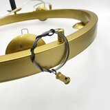 Luster na sajli SOLARI 9xE14/15W/230V zlatna/dimljeno-crna | Eponuda.com
