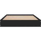 vidaXL Okvir za krevet crni 90 x 190 cm od konstruiranog drva | shoptok.hr