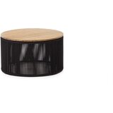 Kave Home Okrugli vrtni stol s pločom stola od bagrema ø 70 cm Dandara – | shoptok.hr