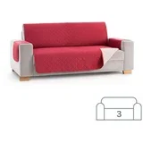 Dvostransko pregrinjalo za kavč - trosed 160x200 cm rdeča / bež EU kvaliteta