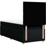 Box spring krevet s madracem crni 80 x 200 cm od tkanine | shoptok.hr
