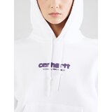 Carhartt WIP Sweater majica tamno ljubičasta / bijela | shoptok.hr
