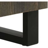 vidaXL Komoda črn 60x33x75 cm trden mangov les | Shoptok.si